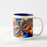 Color Fun - Fractal Two-Tone Coffee Mug