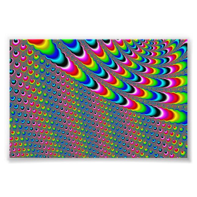 Color Game - Fractal Art Photo Print (Front)
