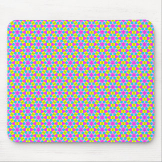 Color Geometric Pattern Mouse Pad