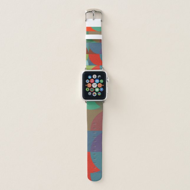 color geometrics apple watch band (Front)