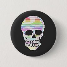 Color Glitch Skull