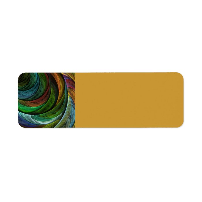 Color Glory Abstract Art Custom Return Address Label