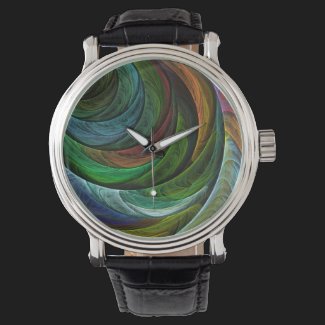 Color Glory Abstract Art Watch