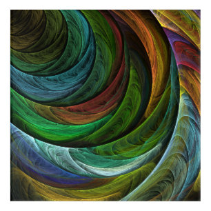 Color Glory Modern Abstract Art Pattern Elegant