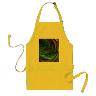 Color Glory Modern Abstract Art Pattern Elegant Adult Apron