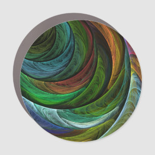 Color Glory Modern Abstract Art Pattern Elegant Car Magnet