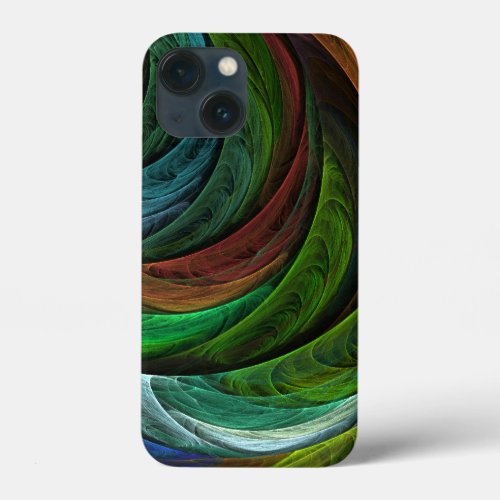 Color Glory Modern Abstract Art Pattern Elegant iPhone 13 Mini Case