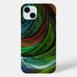 Color Glory Modern Abstract Art Pattern Elegant iPhone 15 Plus Case