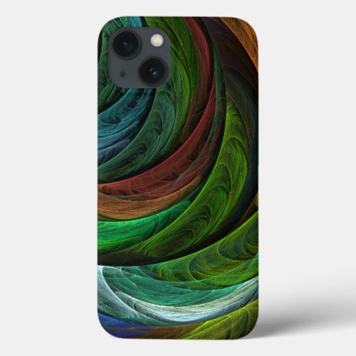 Color Glory Modern Abstract Art Pattern Elegant iPhone 13 Case