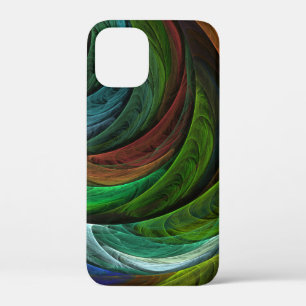 Color Glory Modern Abstract Art Pattern Elegant iPhone 12 Mini Case