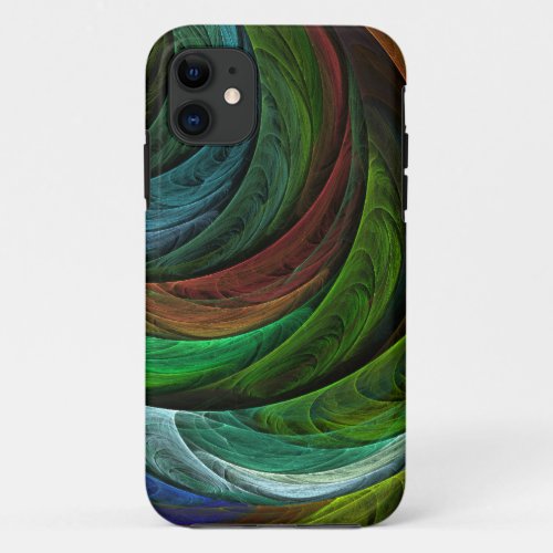 Color Glory Modern Abstract Art Pattern Elegant iPhone 11 Case