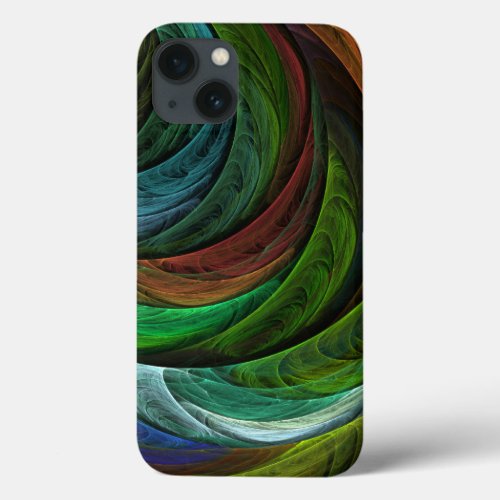 Color Glory Modern Abstract Art Pattern Elegant iPhone 13 Case