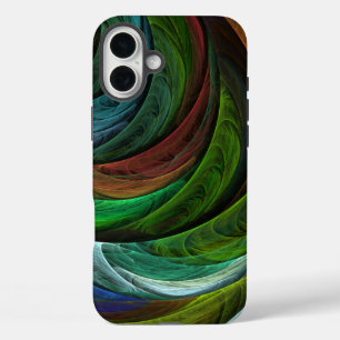 Color Glory Modern Abstract Art Pattern Elegant iPhone 16 Plus Case