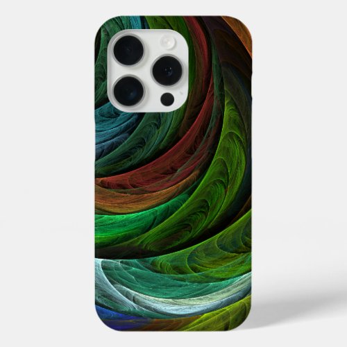 Color Glory Modern Abstract Art Pattern Elegant iPhone 15 Pro Case