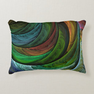 Color Glory Modern Abstract Art Pattern Elegant Decorative Pillow