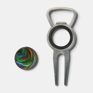 Color Glory Modern Abstract Art Pattern Elegant Divot Tool