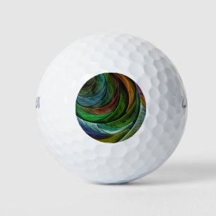 Color Glory Modern Abstract Art Pattern Elegant Golf Balls