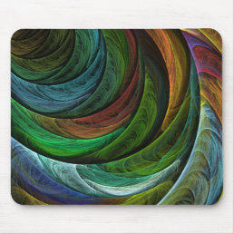 Color Glory Modern Abstract Art Pattern Elegant Mouse Pad