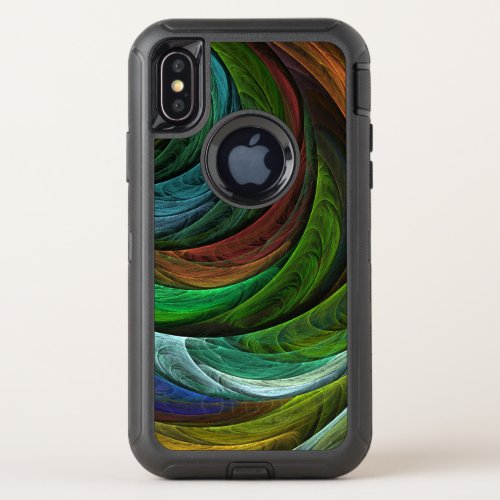 Color Glory Modern Abstract Art Pattern Elegant OtterBox Defender iPhone X Case