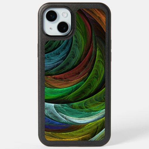 Color Glory Modern Abstract Art Pattern Elegant iPhone 15 Plus Case