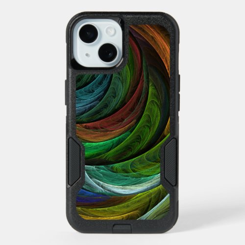 Color Glory Modern Abstract Art Pattern Elegant iPhone 15 Case