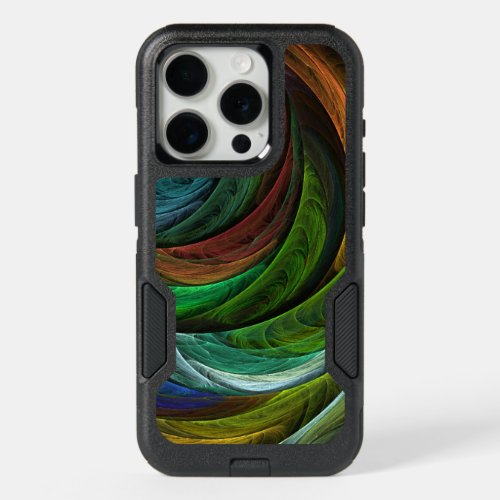 Color Glory Modern Abstract Art Pattern Elegant iPhone 15 Pro Case