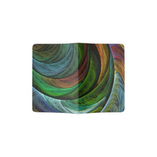 Color Glory Modern Abstract Art Pattern Elegant Passport Holder