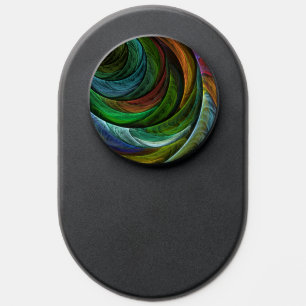 Color Glory Modern Abstract Art Pattern Elegant PopSocket