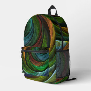 Color Glory Modern Abstract Art Pattern Elegant Printed Backpack