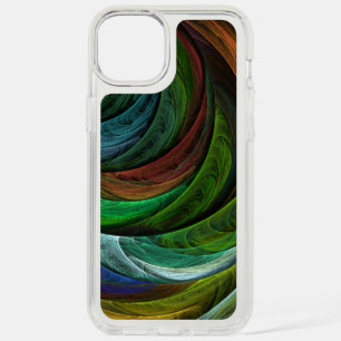 Color Glory Modern Abstract Art Pattern Elegant iPhone 15 Plus Case