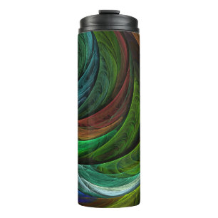 Color Glory Modern Abstract Art Pattern Elegant Thermal Tumbler