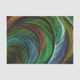 Color Glory Modern Abstract Art Pattern Elegant Tissue Paper