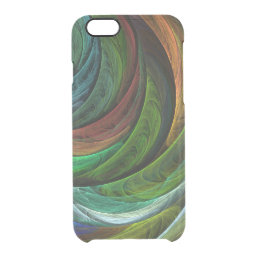 Color Glory Modern Abstract Art Pattern Elegant Clear iPhone 6/6S Case