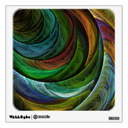 Color Glory Modern Abstract Art Pattern Elegant Wall Sticker