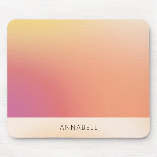 Color gradient modern salon Mousepad