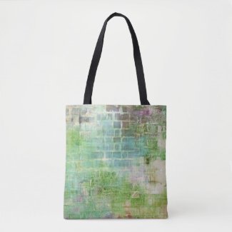 Color Grunge Brick Wall Print