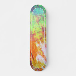 Color Grunge Style Skateboard