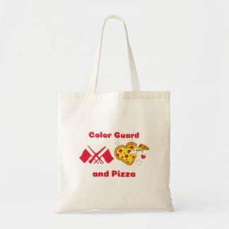 Color Guard and Pizza Tote Bag