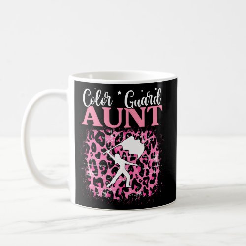 Color Guard Aunt Marching Band School Coffee Mug