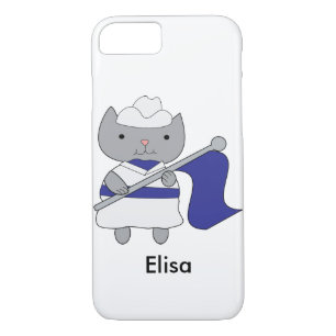 Color Guard Cat Blue iPhone 8/7 Case