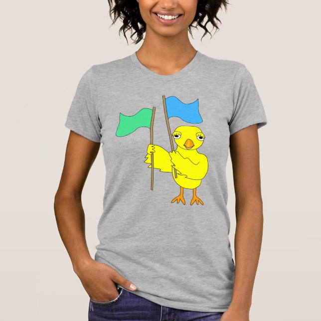 Color Guard Chick T-Shirt (Front)