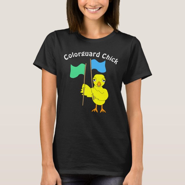 Color Guard Chick T-Shirt (Front)