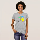 Color Guard Chick Text T-Shirt (Front Full)