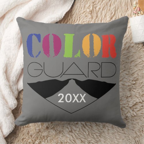 Color Guard Customizable Throw Pillow
