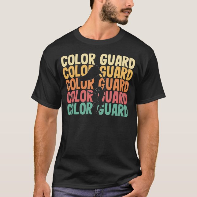 Color Guard Flag Spinning T-Shirt (Front)