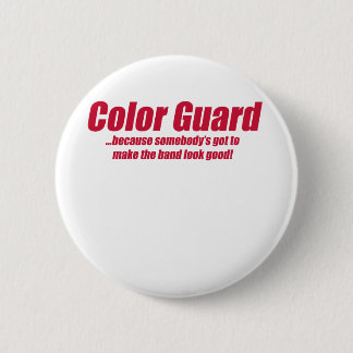 COLOR GUARD, FLAGS, ETC PINBACK BUTTON