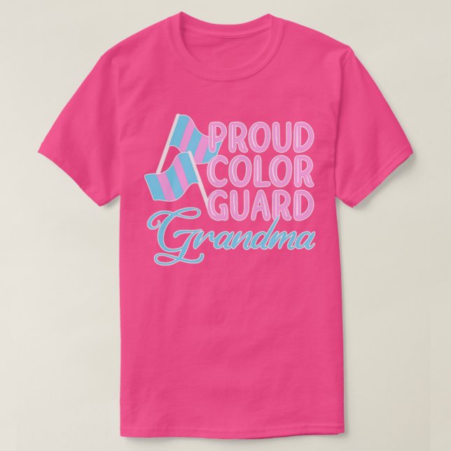 Color Guard Grandma T-Shirt (Design Front)