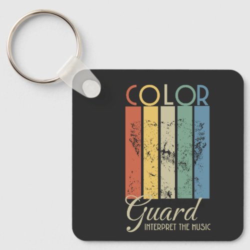 Color Guard Interpret the Music Keychain