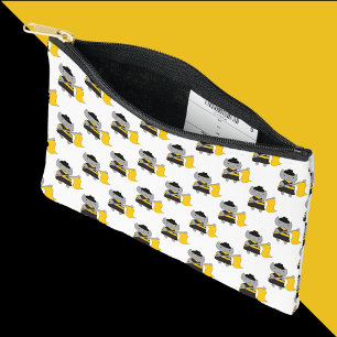 Color Guard Kawaii Cat Black and Yellow Accessory Pouch