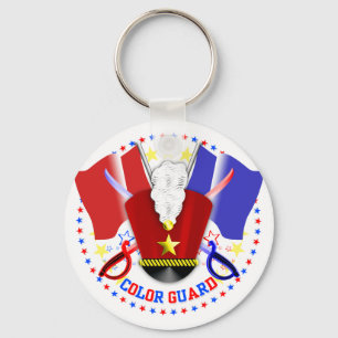 Color Guard Key Ring